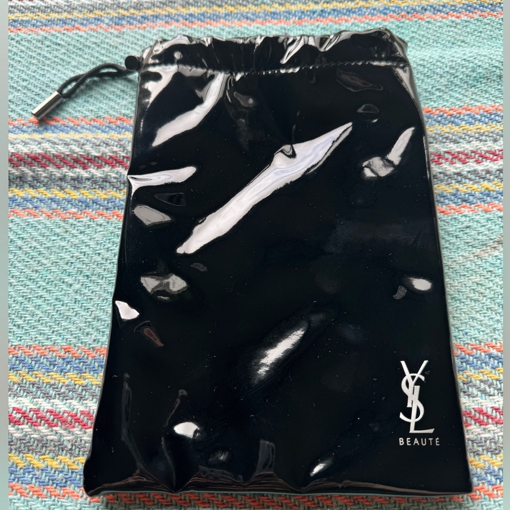 Black YSL (Yves Saint Laurent) Beaute Pouch Bag